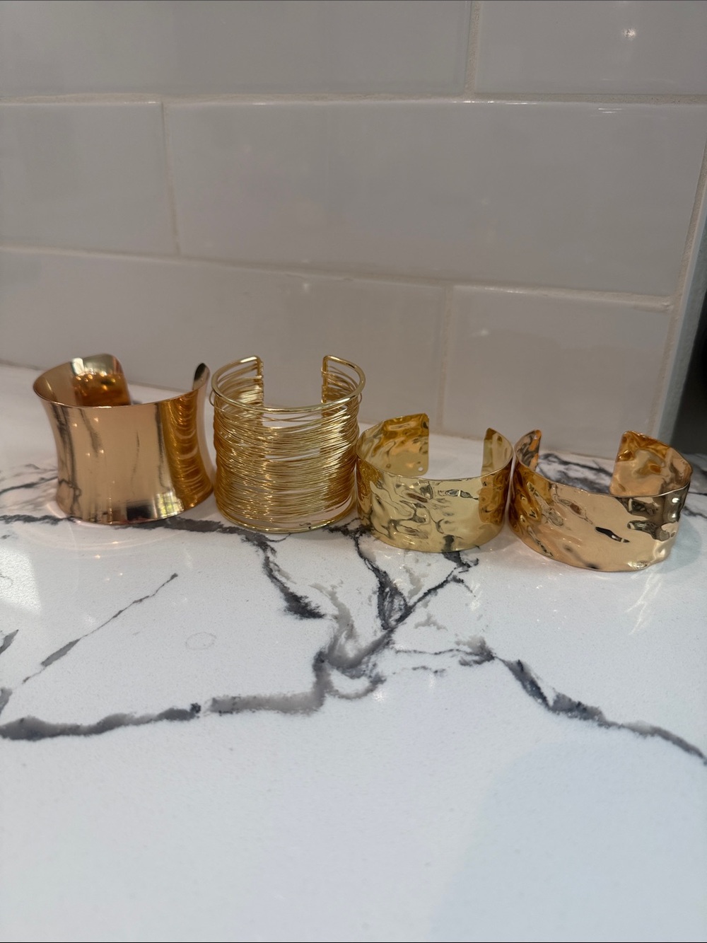 Bundle of y2k early 2000s bracelets/cuffs